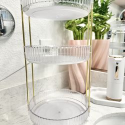 Rotating Makeup Bathroom Or Vanity Organizer 