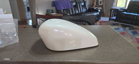 Motorcycle tank urn - ready to paint