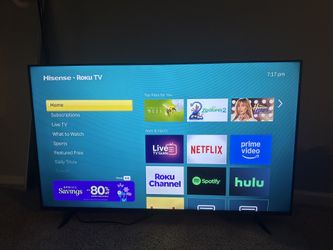 75 Inch Hi-sense 4k SmartTv