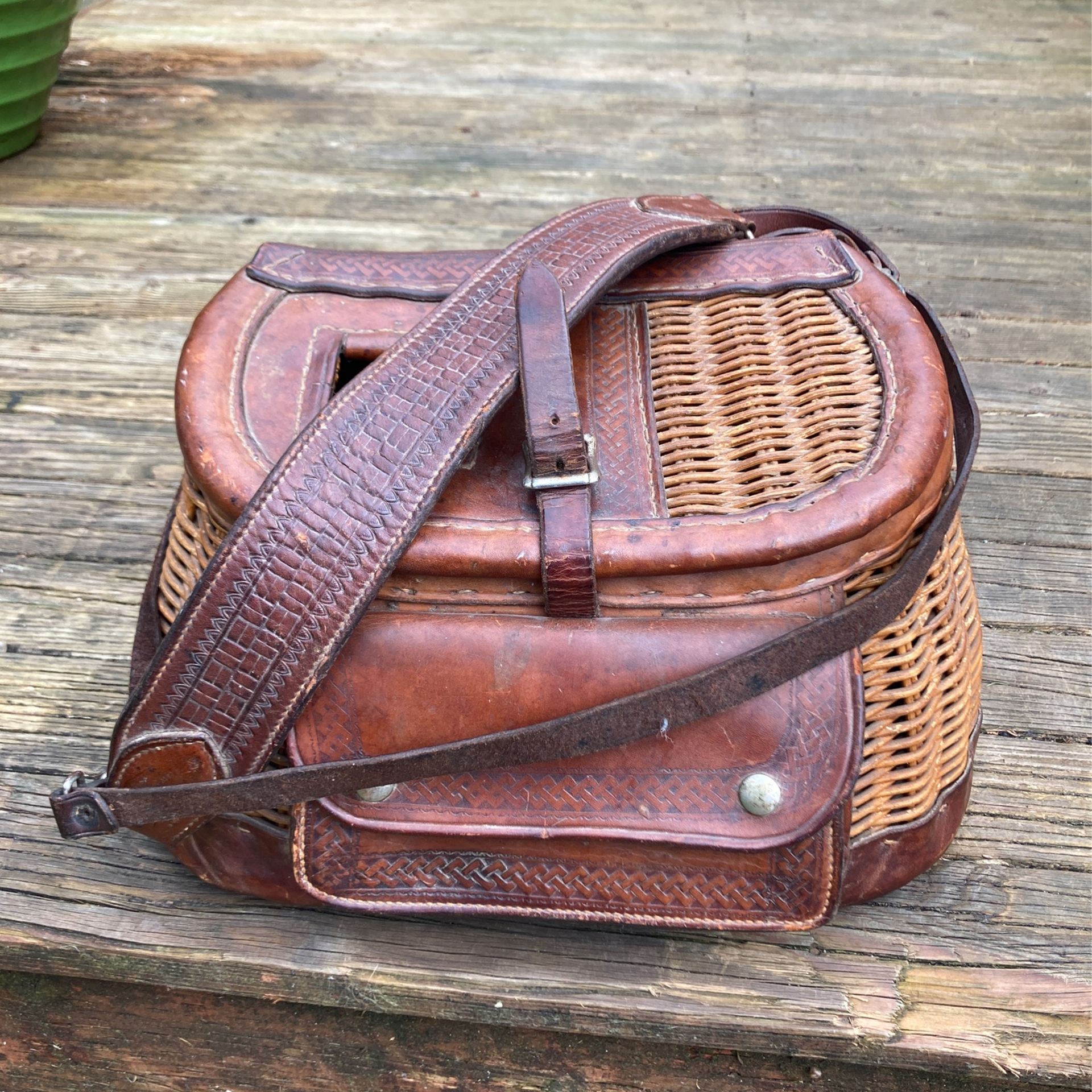 Once In A Lifetime George Lawrence Deluxe #15 Fishing Creel