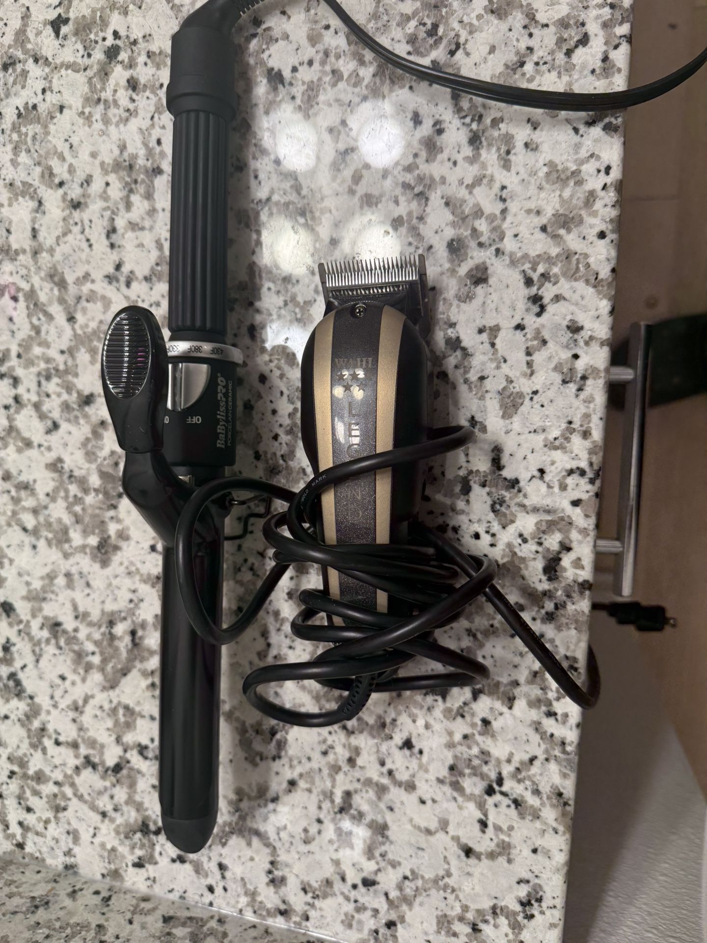 Wahl Legend Clippers & Babyliss Pro Curling Iron.