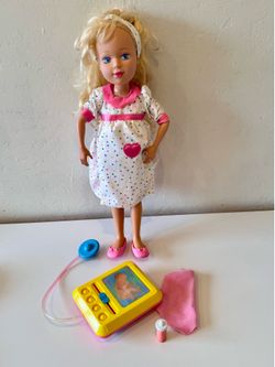 Doll 2992 Mommy having a baby 18” Tyco Blond