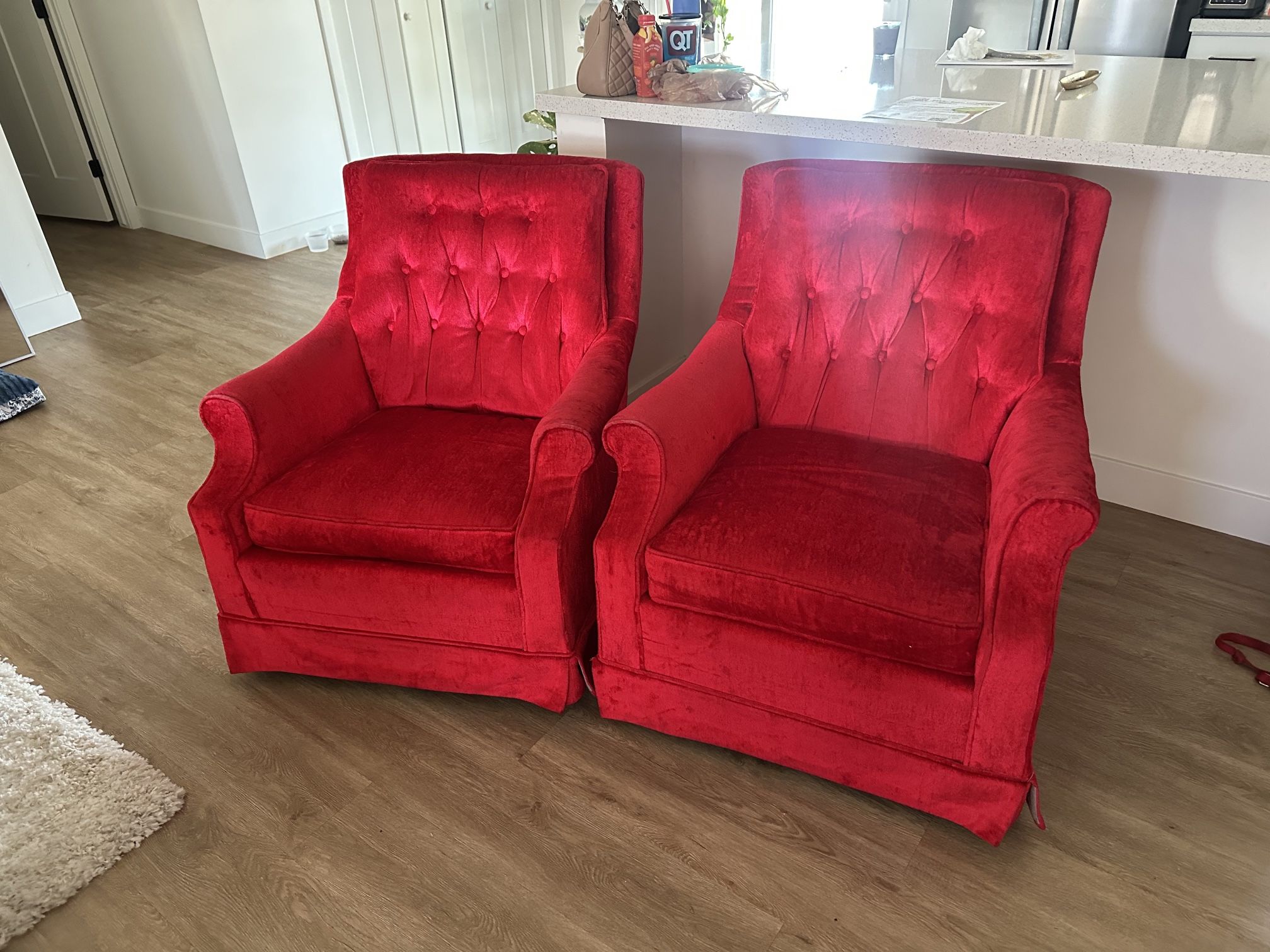 Red MCM Chairs