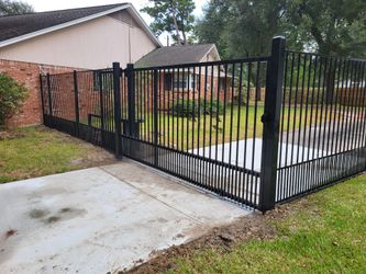 Metals fence 6 ft tall
