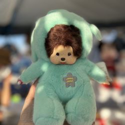 Monchhichi Green Plush So Cute Only One 20cm 