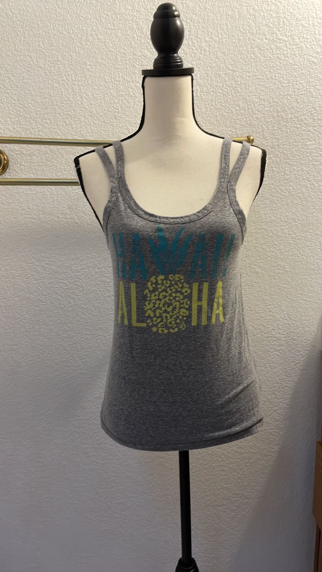 Volcom Pineapple Double Strap Tank Top