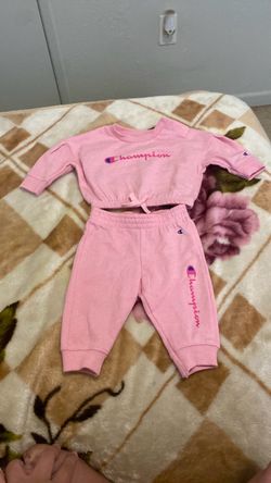 Champion Baby Girl Pink Sweatsuit Set 3 months