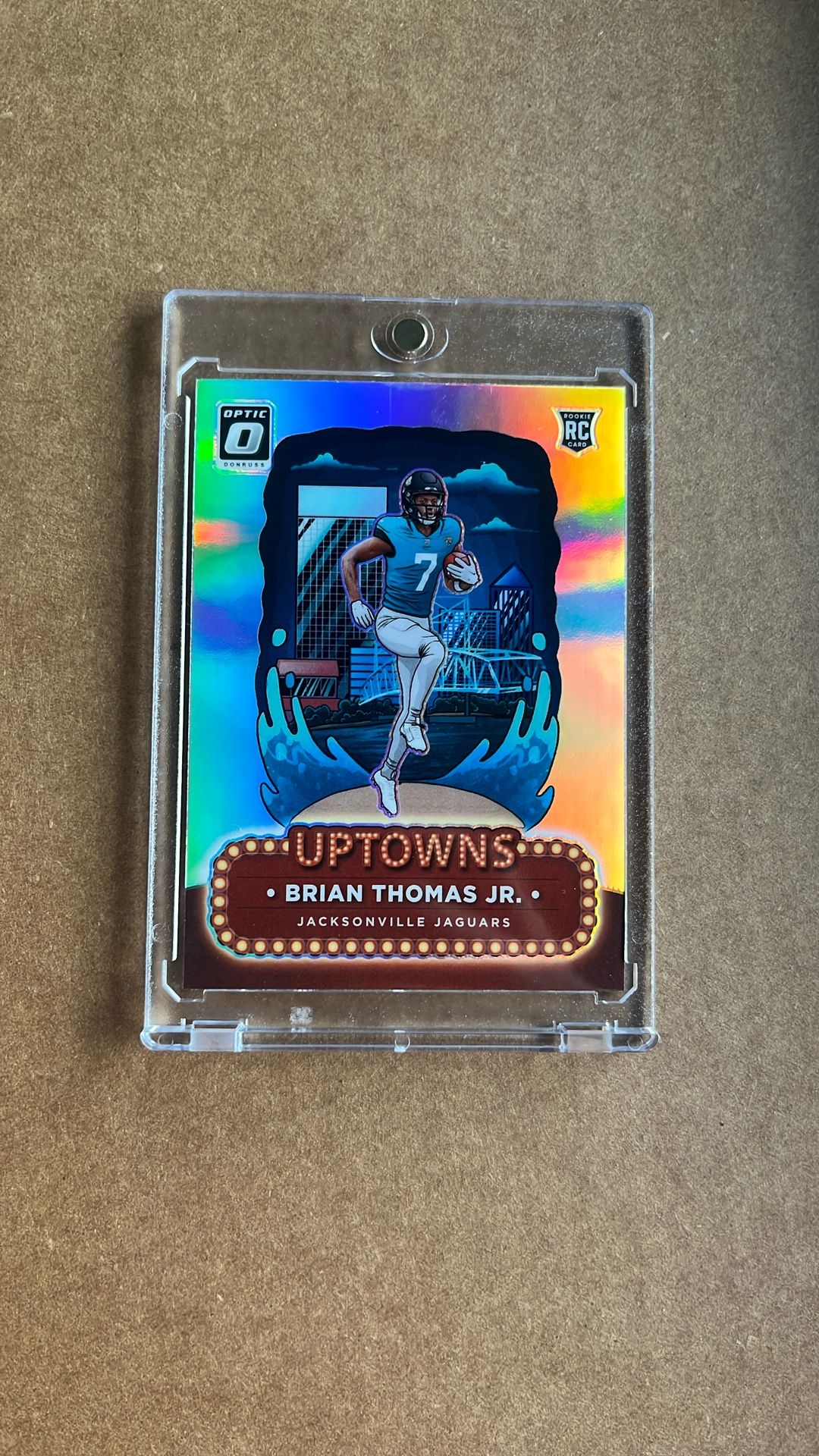 2024 Panini Donruss Optic #12 Brian Thomas Jr. RC Uptowns Case Hit Jaguars SSP