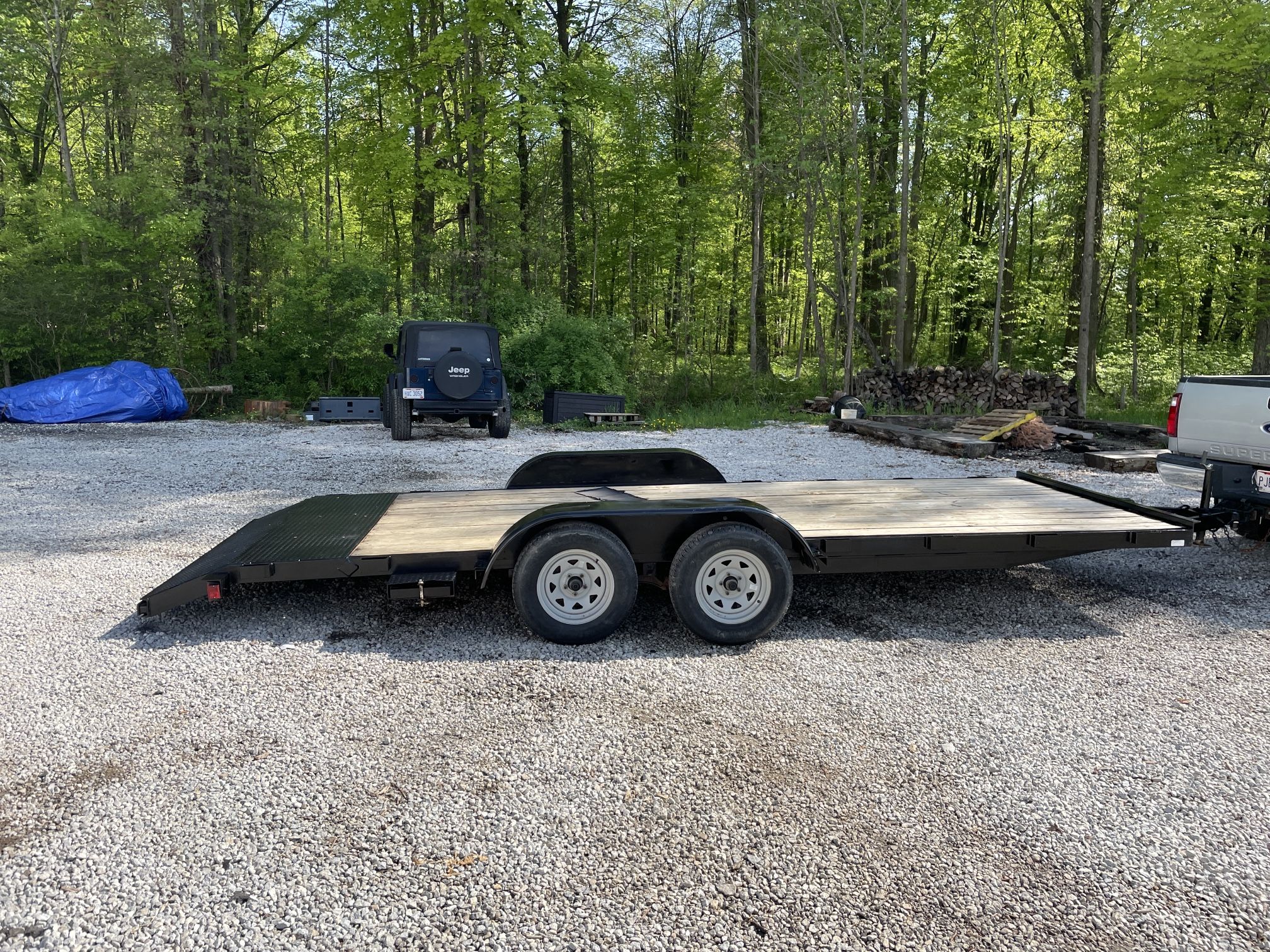 22’ Flat Bed Trailer