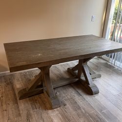 Restoration Hardware Table Rustic 6 Ft 