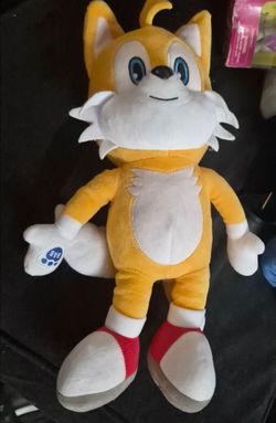 Build-A-Bear Sonic the Hedgehog 2 Tails Plush Yellow Excellent A001