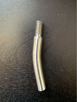 Shift knob extender with bend