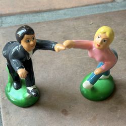 The Vintage 50's Rock and Roll Couple Salt and Pepper Shaker 