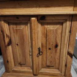 Rustic Solid End Table Or Night Stand