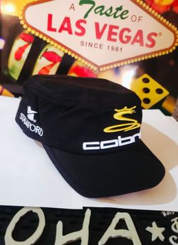 Cobra⛳️Pro-V PGA Tour Issued "New" Vintage Militarily Style✨️Satin "Rare" Fitted Hat..Size 7...🌟