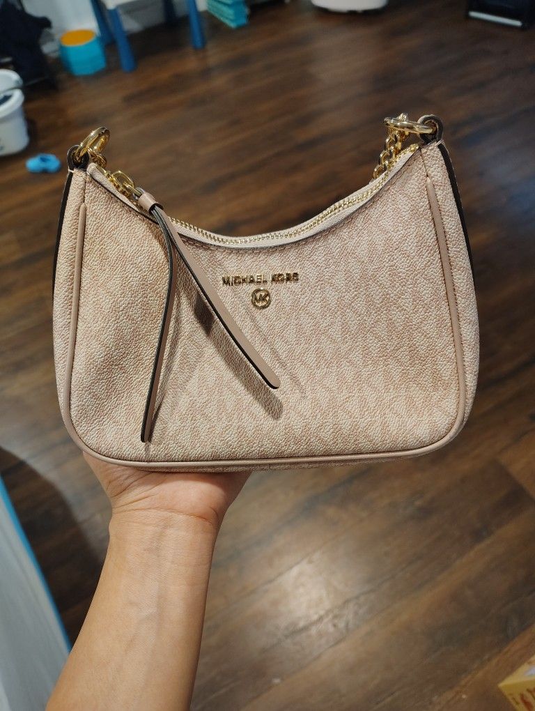 Michael Kors Pink/Cream Mini Purse