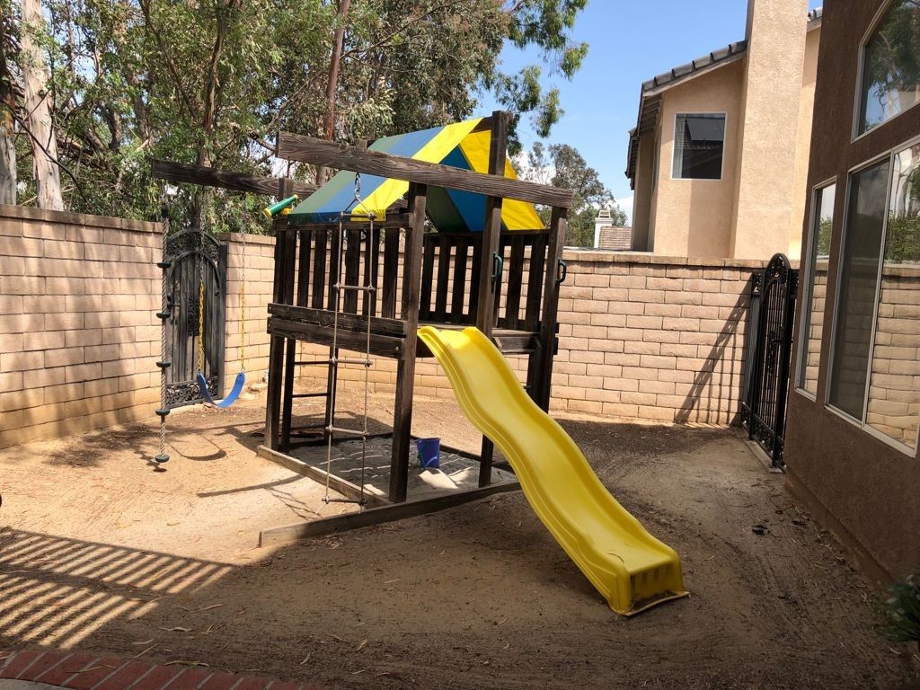 Wooden Swing Set

 / Backyard Playground 