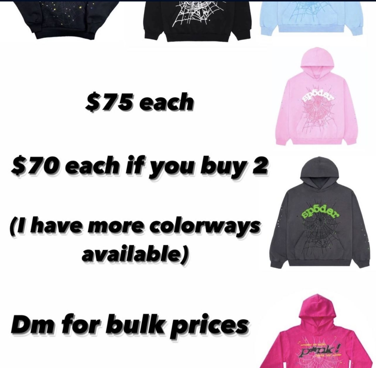 Sp5der, Denim Tears, Hellstar Available!