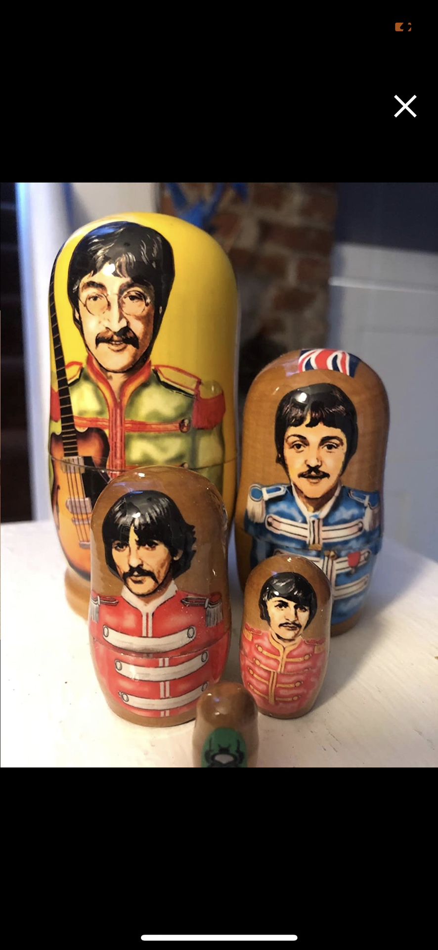 Beatles Russian Babushka Doll