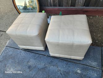 Leather bed side sit 2 for $$