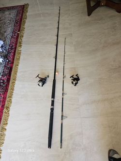 2 fishing roads heavy Duty  (88") & ( 55") both for $60