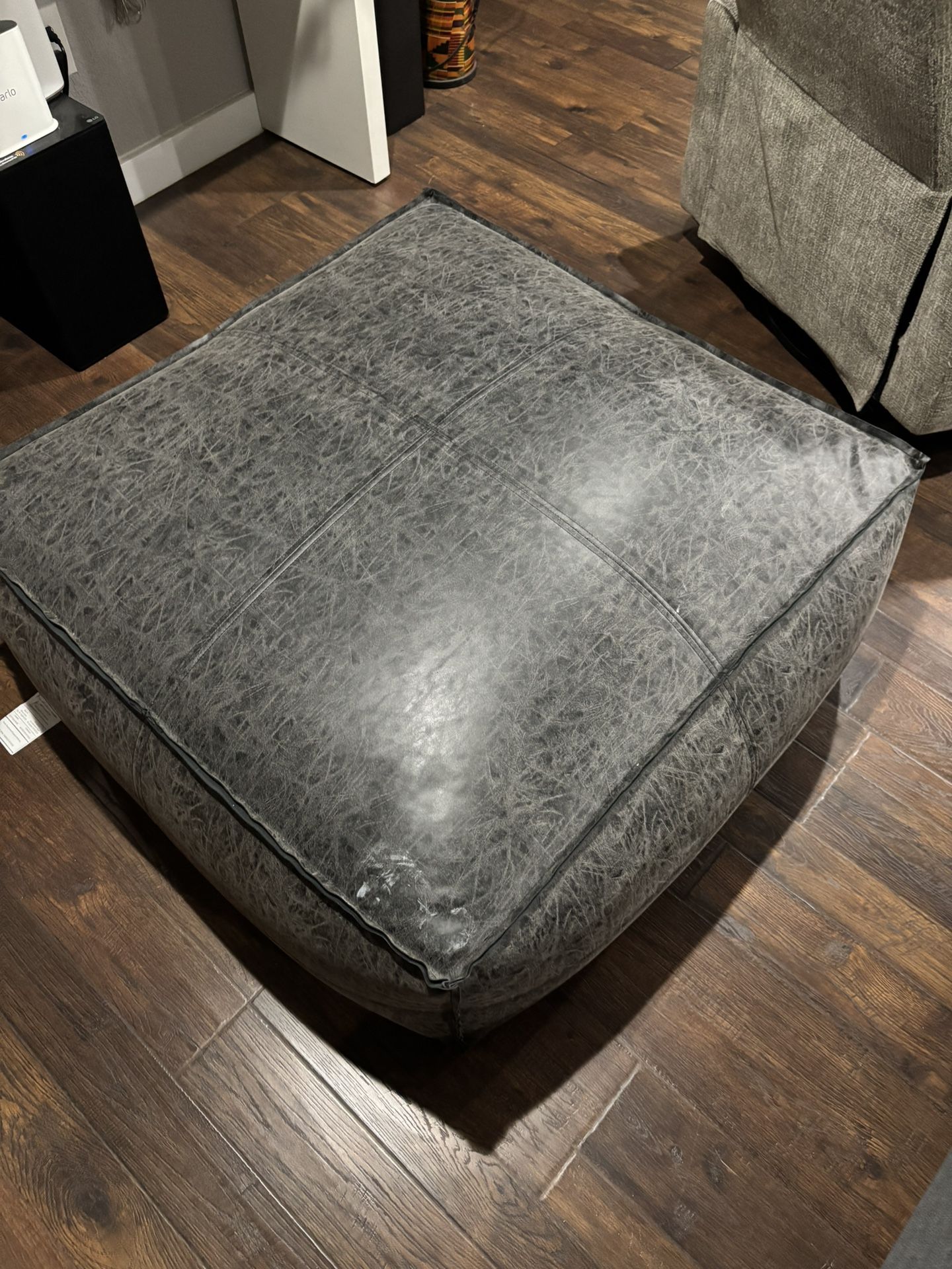 Gray Ottoman