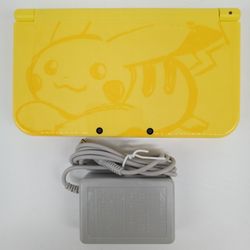Refurbished Nintendo New 3DS XL Pikachu Edition Handheld Gameboy Console – Like New With Charger
