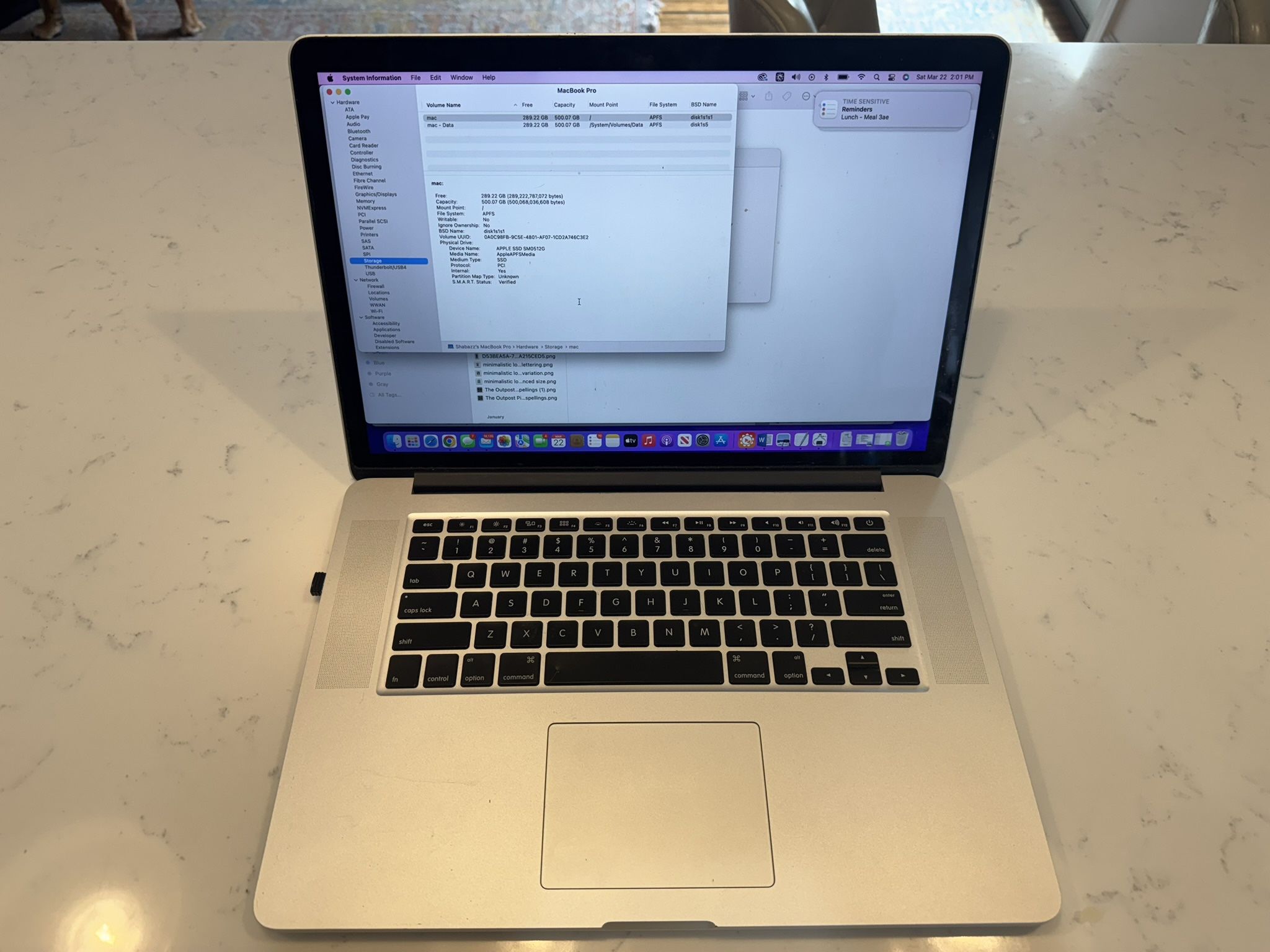 MacBook Pro 15” Mid 2015 A1398 16GB RAM