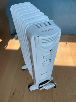 Oil-filled radiator space heater
