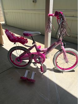 Huffy 16" Disney Princess Kids' Bike, Fits Riders 3'5" - 4'0" includes matching helmet