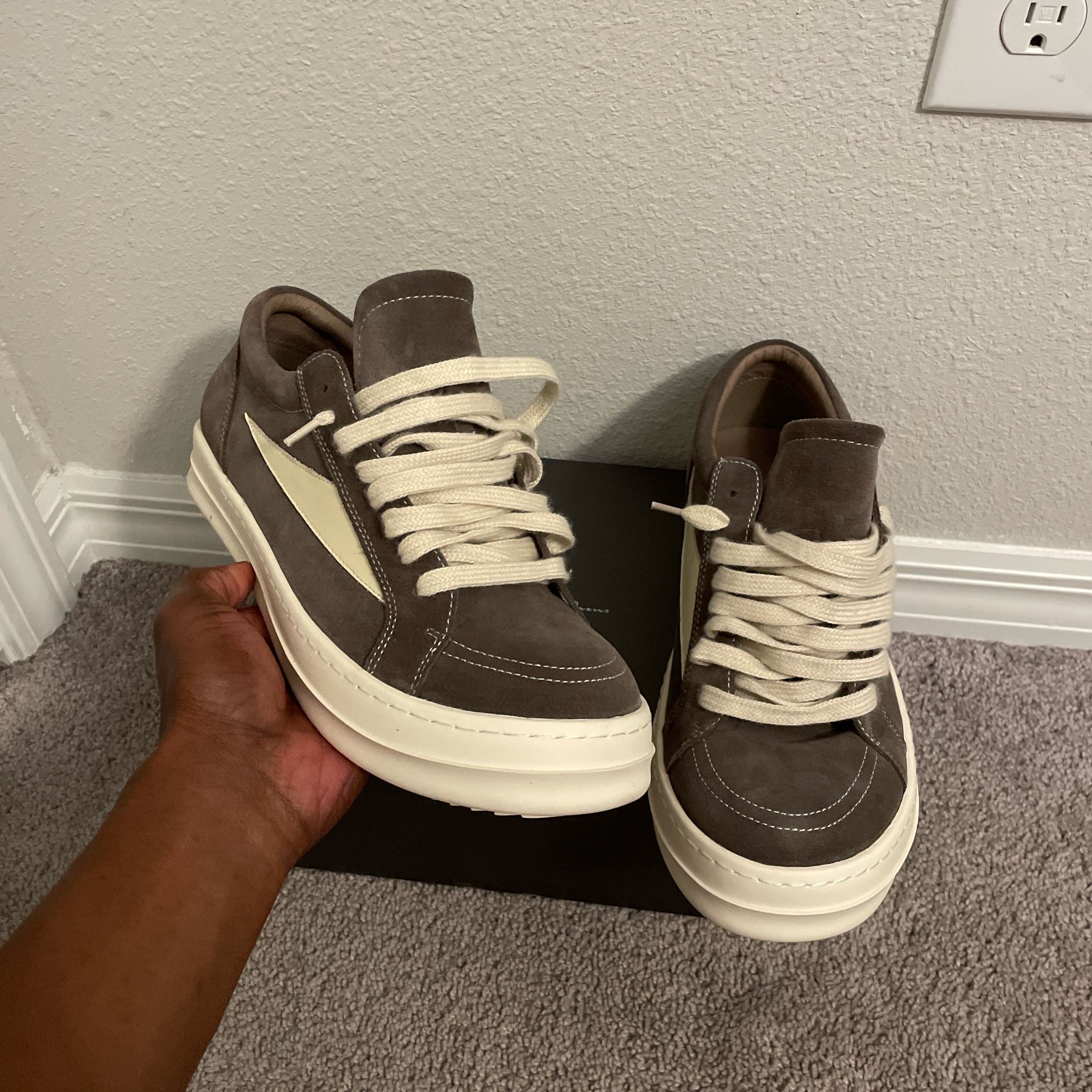 Rick Owens Vans Brown Drkshdw Size 11