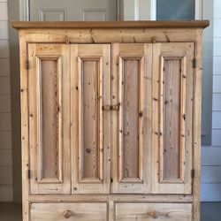 Antique English Pine Cabinet