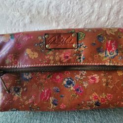 Patricia Nash Leather Clutch New
