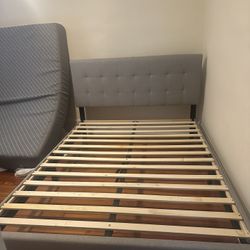 Queen headboard And Bed Frame (immediate Pick Up)