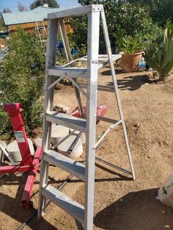 Different sizes of ladders