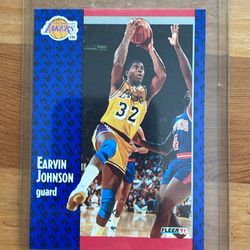 1991 Fleet Earvin “Magic” Johnson Basketball Card