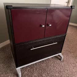 Ikea Besta File Cabinet Drawer Shelf