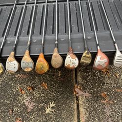 Vintage Golf Woods And Drivers