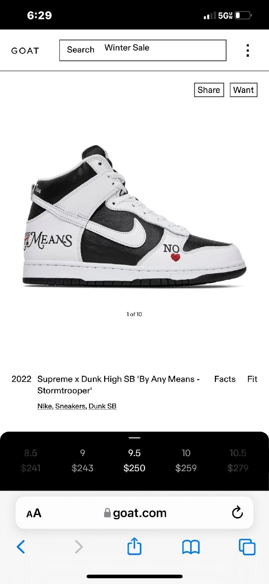 Supreme OG 1s
