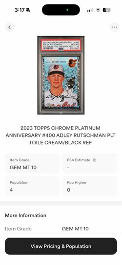 Adley Rutschman - 2023 PLT Anniversary - PLT toile cream black