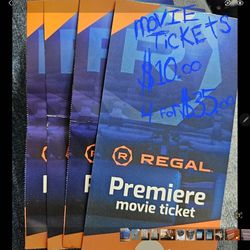 Regal Movie Tickets $10
