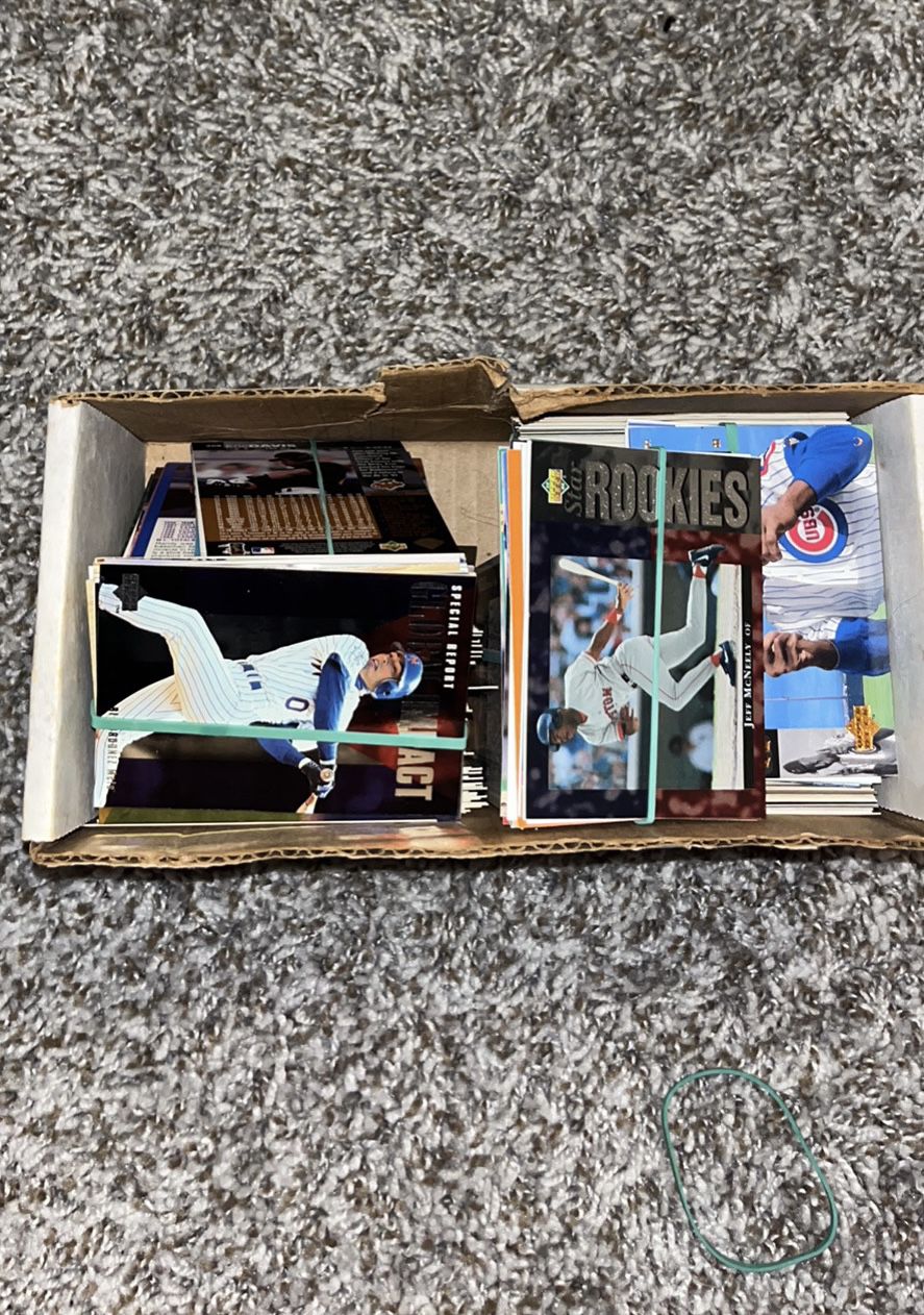 90s baseball and basketball cards 