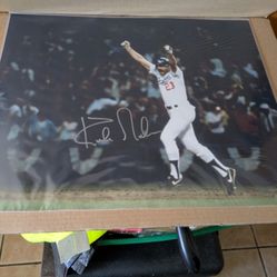 Kirk Gibson signed home Run Poste