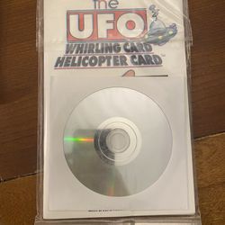 Vintage Houdini Magic Kit UFO Whirling Card Helicopter Card