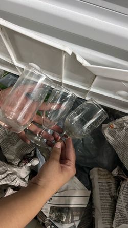 Wine glass & glass cups