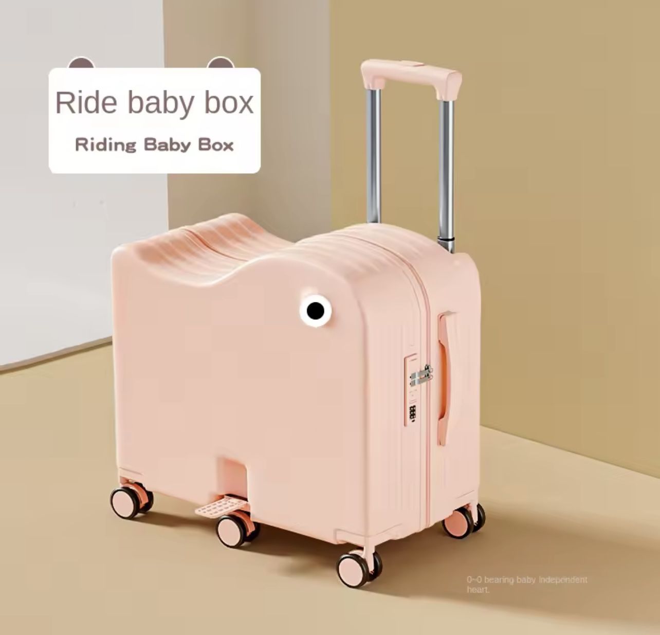 Children's Luggage Can Sit Ride
