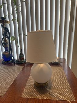 Frosted Glass Bedside/Table Lamp
