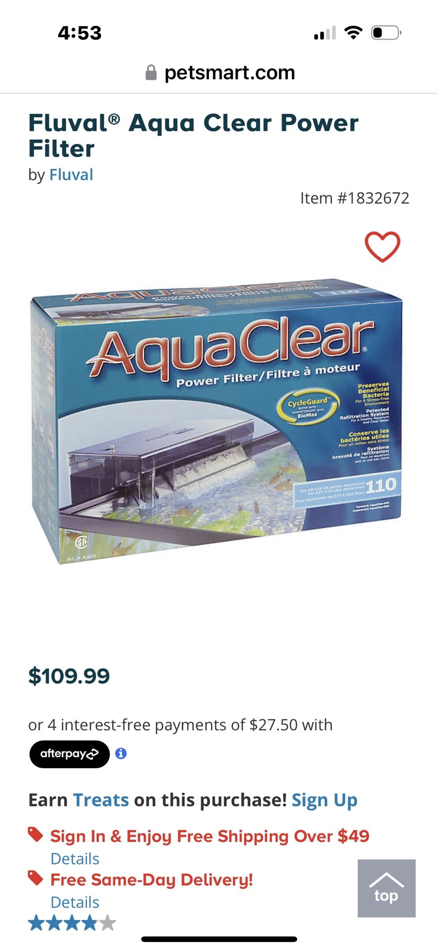 Fluval® Aqua Clear Power Filter