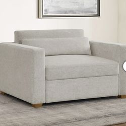 Thomasville Dillard Fabric Twin Size Convertible Sleeper Chair return Costco pallet