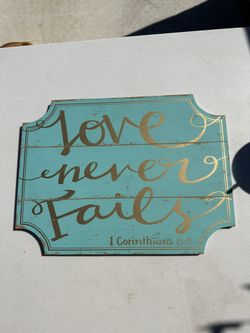 Wood sign